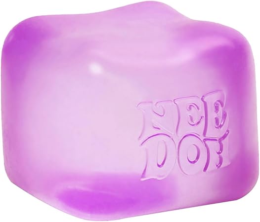 Schylling NeeDoh Nice Cube -Sensory Squeeze Toy with Super Solid Squish - 2.25″ Cube - Image 2